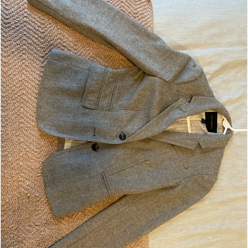 Banana Republic Herringbone Blazer